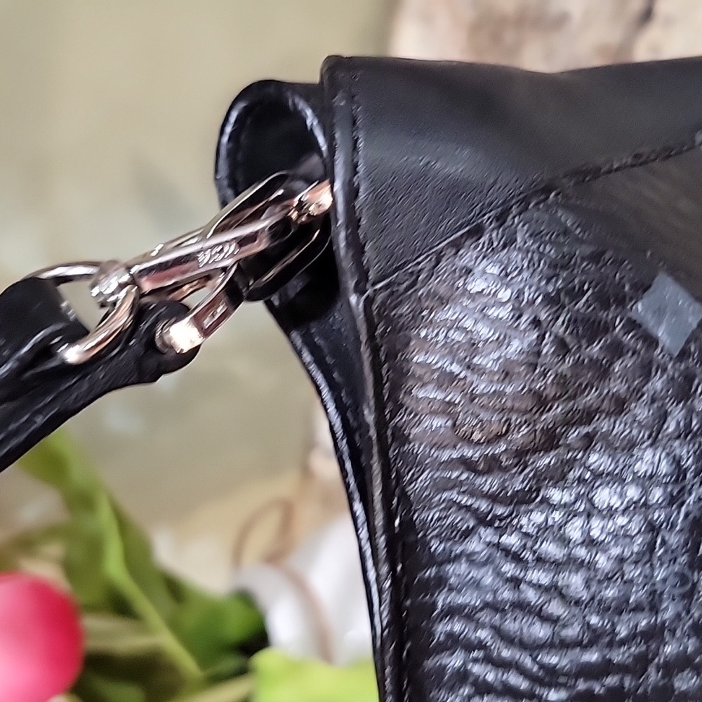 MCM EUC Black Visetos Coated Canvas and Leather Klara Bag 2 WAY - Picture 3 of 10